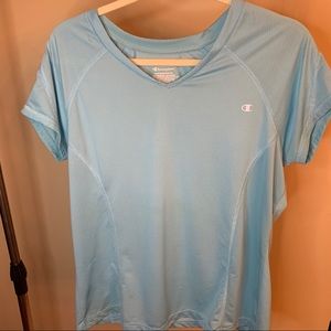 Champion Light Blue Athletic Tee